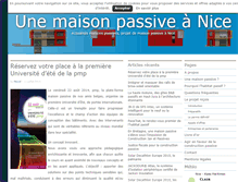 Tablet Screenshot of maison-passive-nice.fr